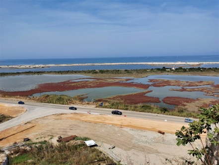 Blick auf Mhlenbeach und Strasse