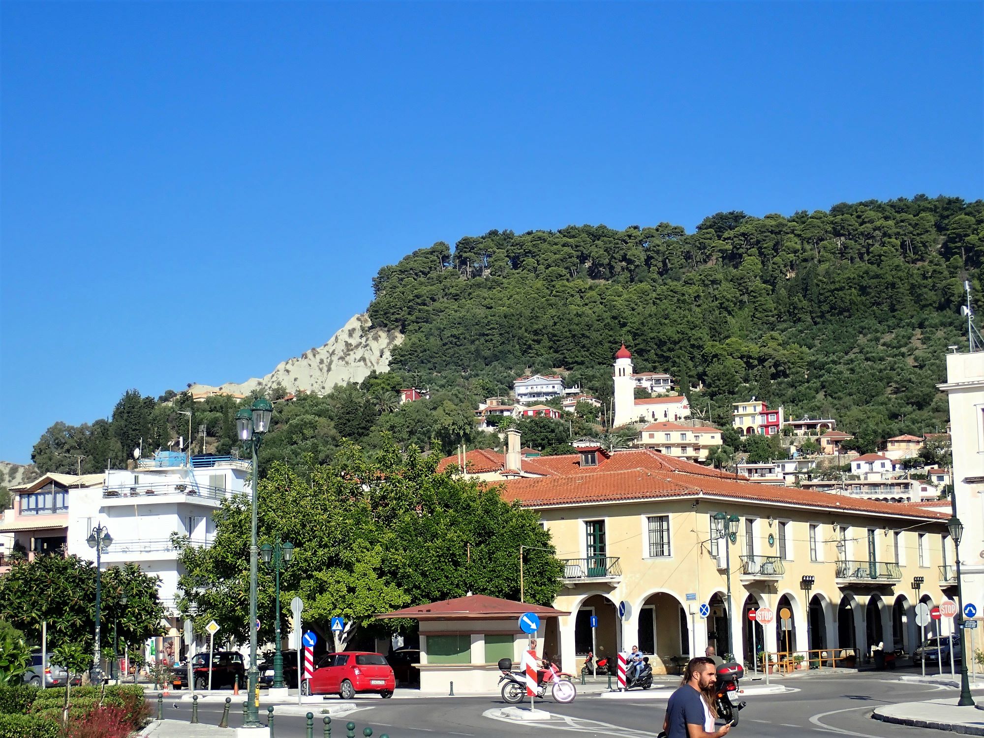 Blick auf Zakynthos Stadt